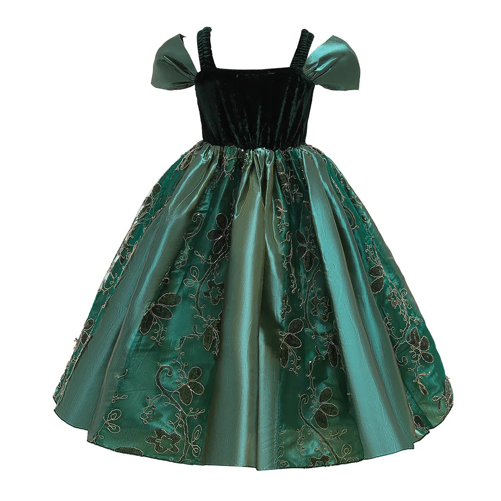 Queen Anna Dress- Frozen Movie Costume Dress