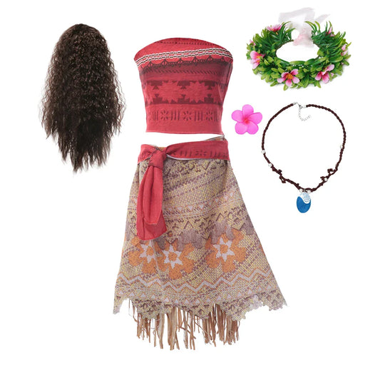 Princess Moana Costume Set