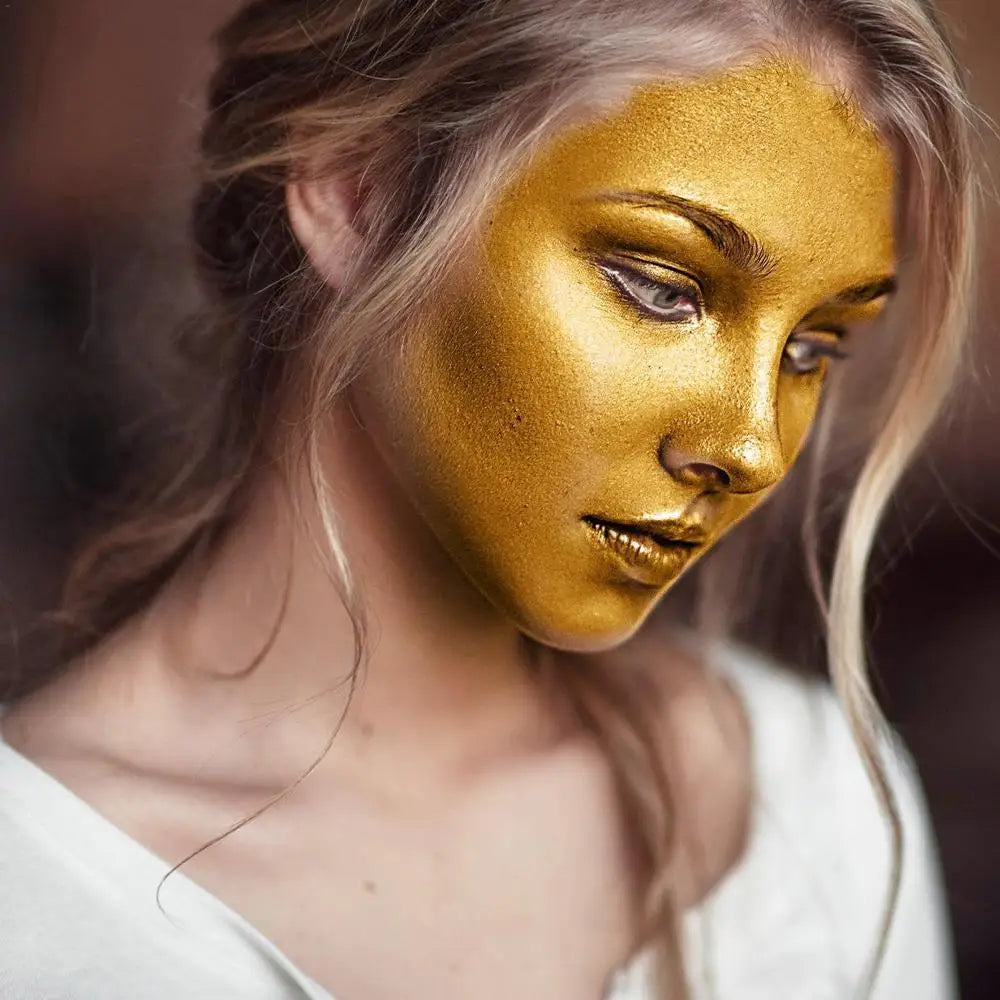 Gold Face and Body Pigment Cream