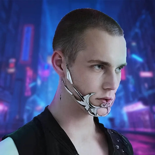 Cyberpunk Jaw Armor Mask