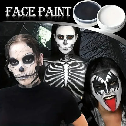 Water Based Face and Body Painting with Brushes