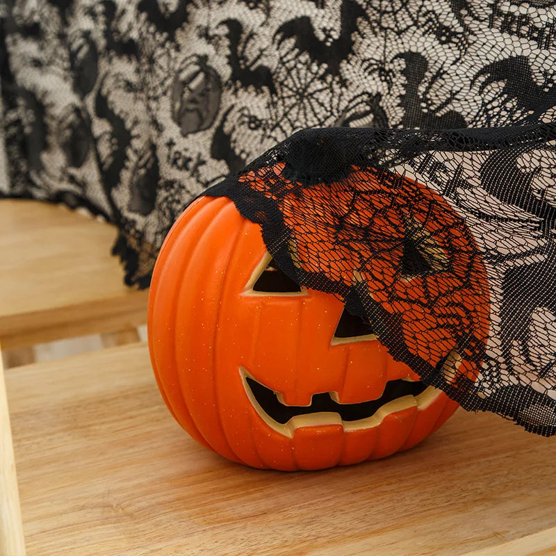 Lace Halloween Tablecloth