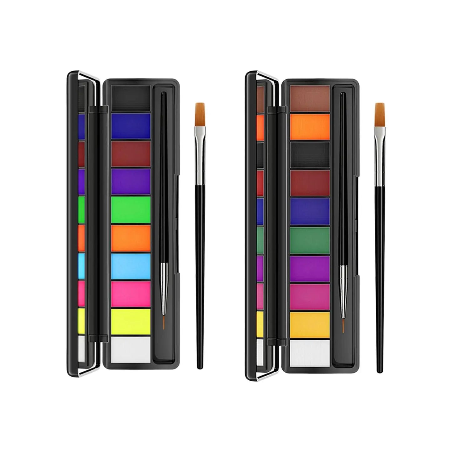 10 Colors Face Paint Palette