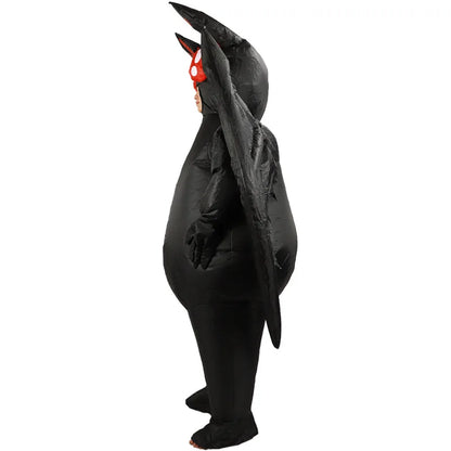 Adult Black Bat Inflatable Costume