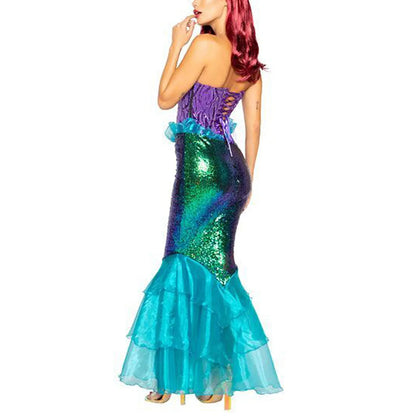 Adult Mermaid Princess Costume Set