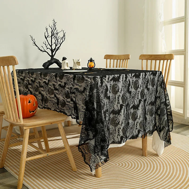 Lace Halloween Tablecloth