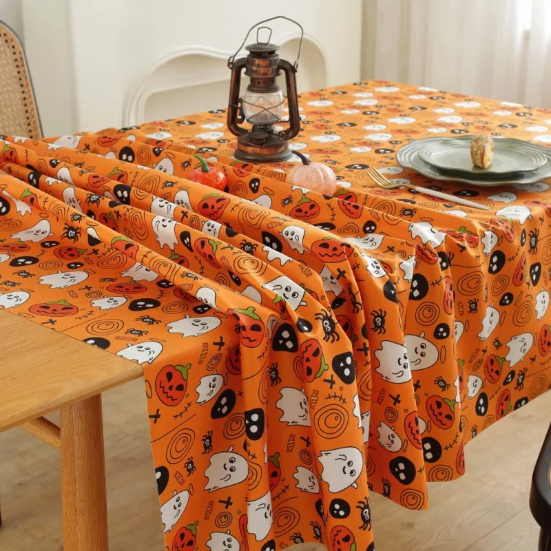 Pumpkin Ghost Tablecloth