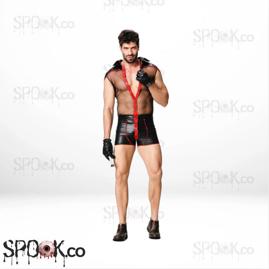 Devil's Play Fiery Mesh Costume