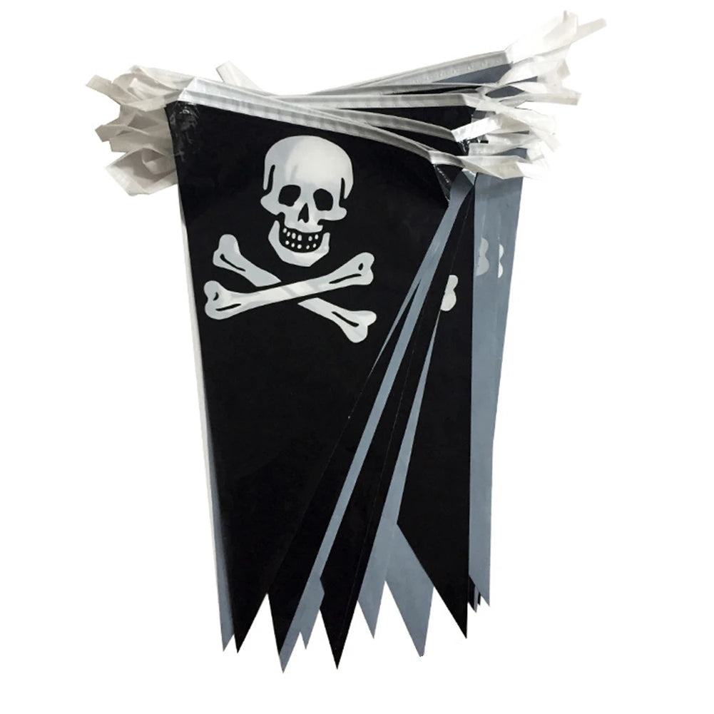 Halloween Pirate Triangle Banner