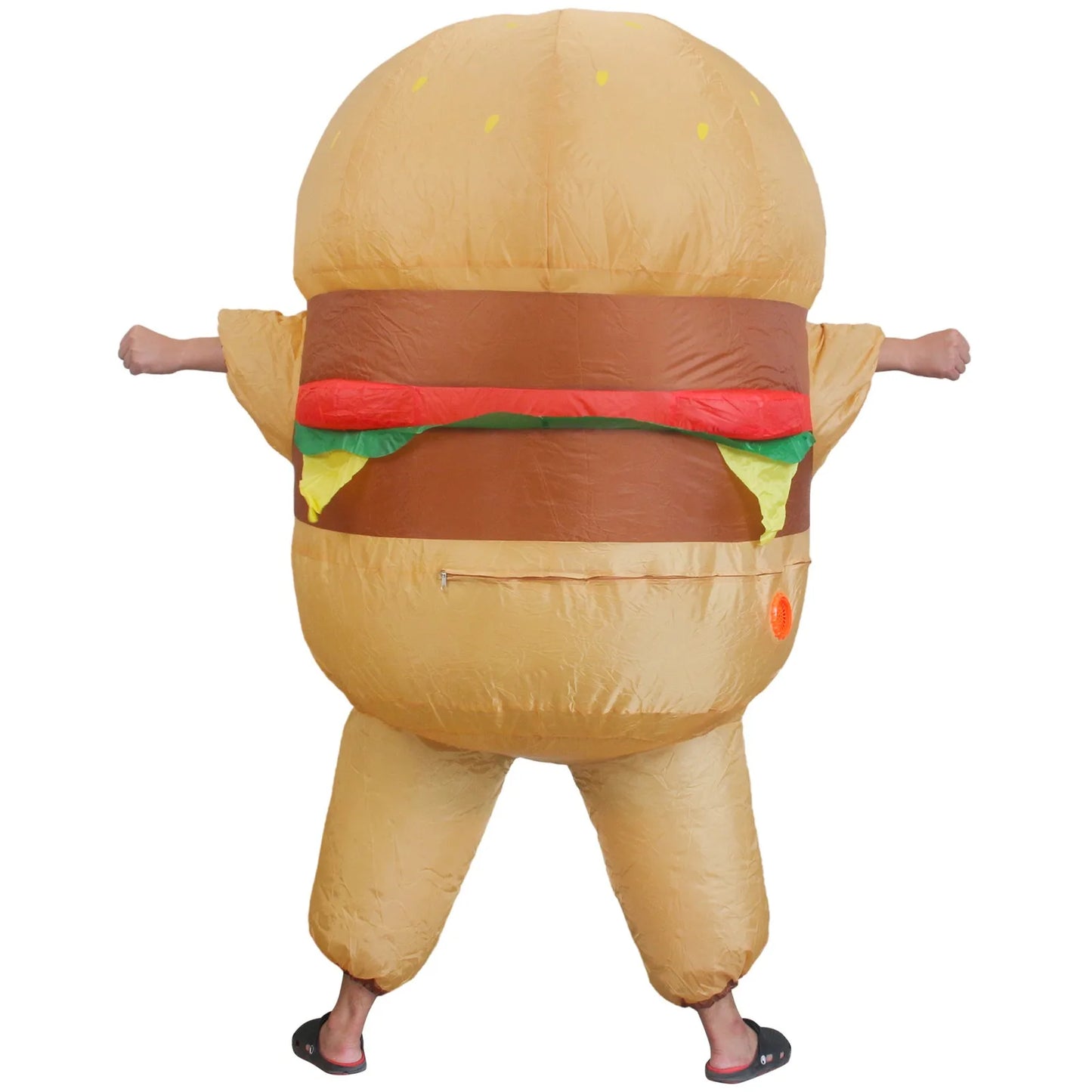 Adult Burger and Fries Inflatable Costume