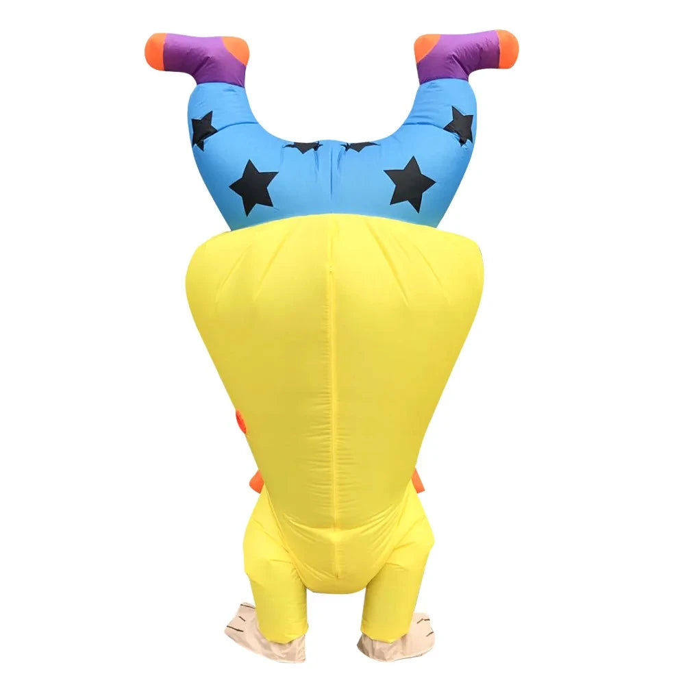 Adult Crazy Clown Inflatable Costume