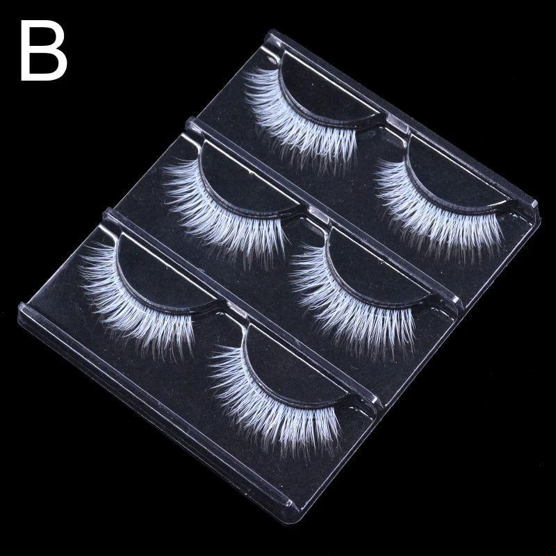 3D White Eyelash