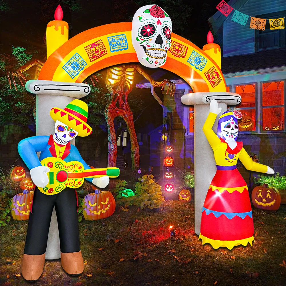 Dia de los Muertos Inflatable Decoration- 9ft