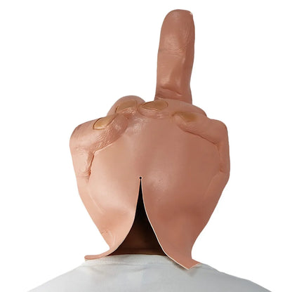 Middle Finger Latex Mask