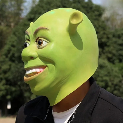 Shrek Latex Mask and Gloves