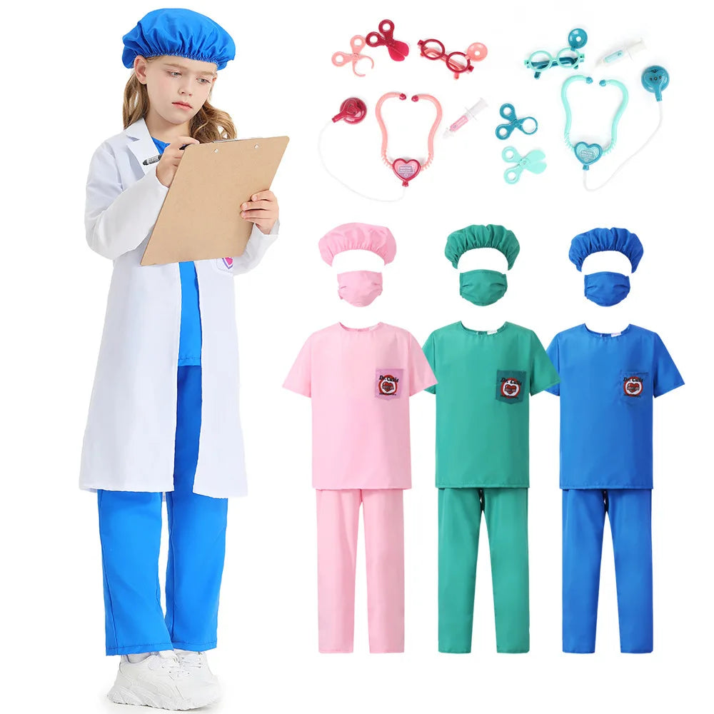 Kids Surgeon Doctor Costume Set