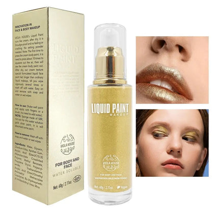 Gold Face and Body Pigment Cream