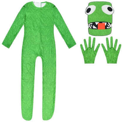 Rainbow Friends- Green Monster Costume Set