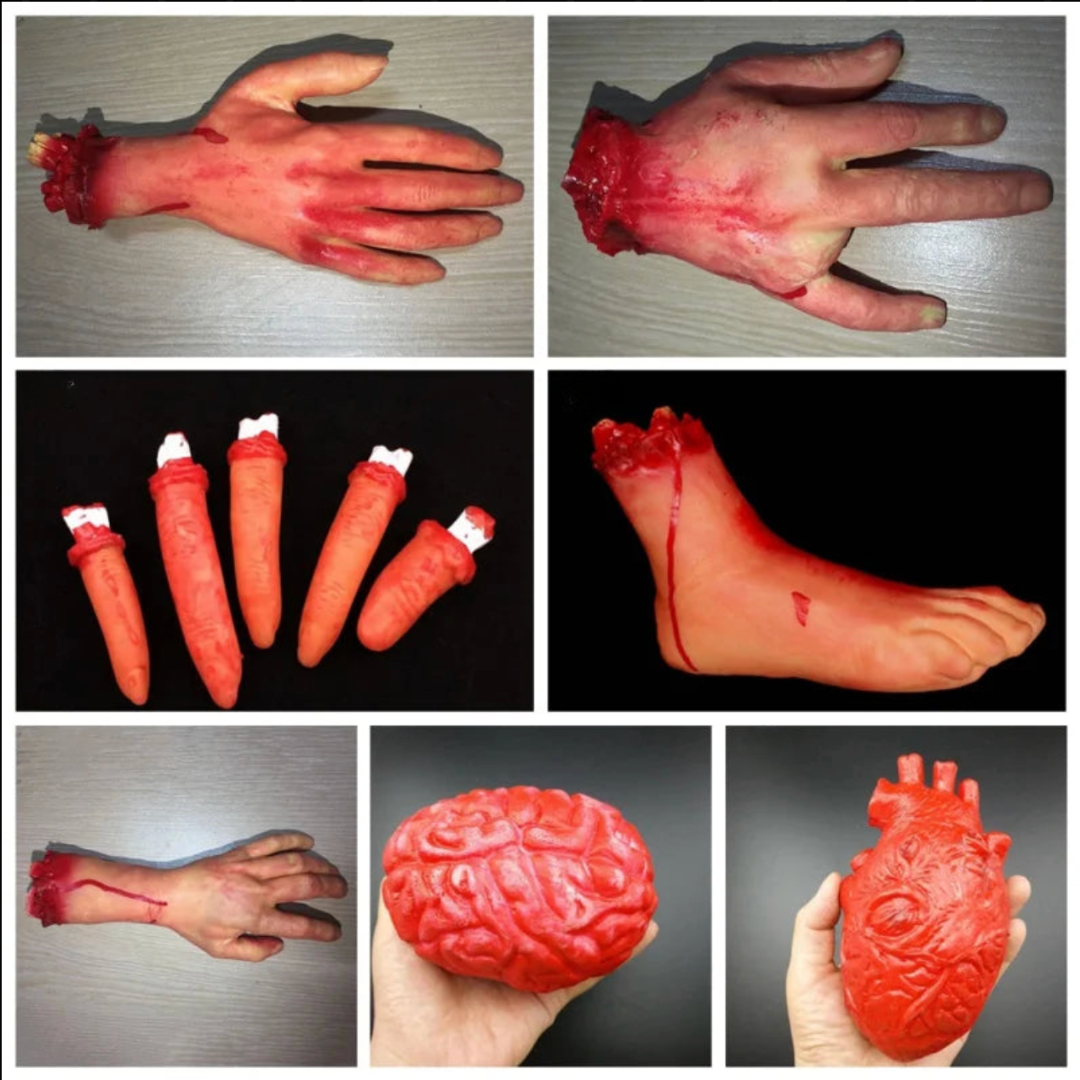 Horror Bloody Body Parts