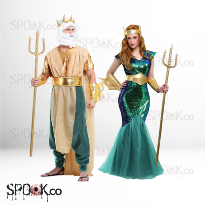 Couple Poseidon Costume Set