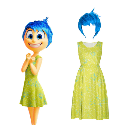 Adult Inside Out 2 Joy Costume Set