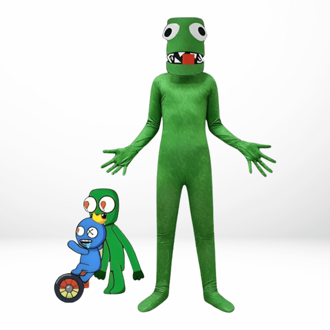 Rainbow Friends- Green Monster Costume Set