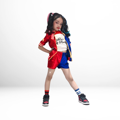 Kids Harley Quinn Costume Set