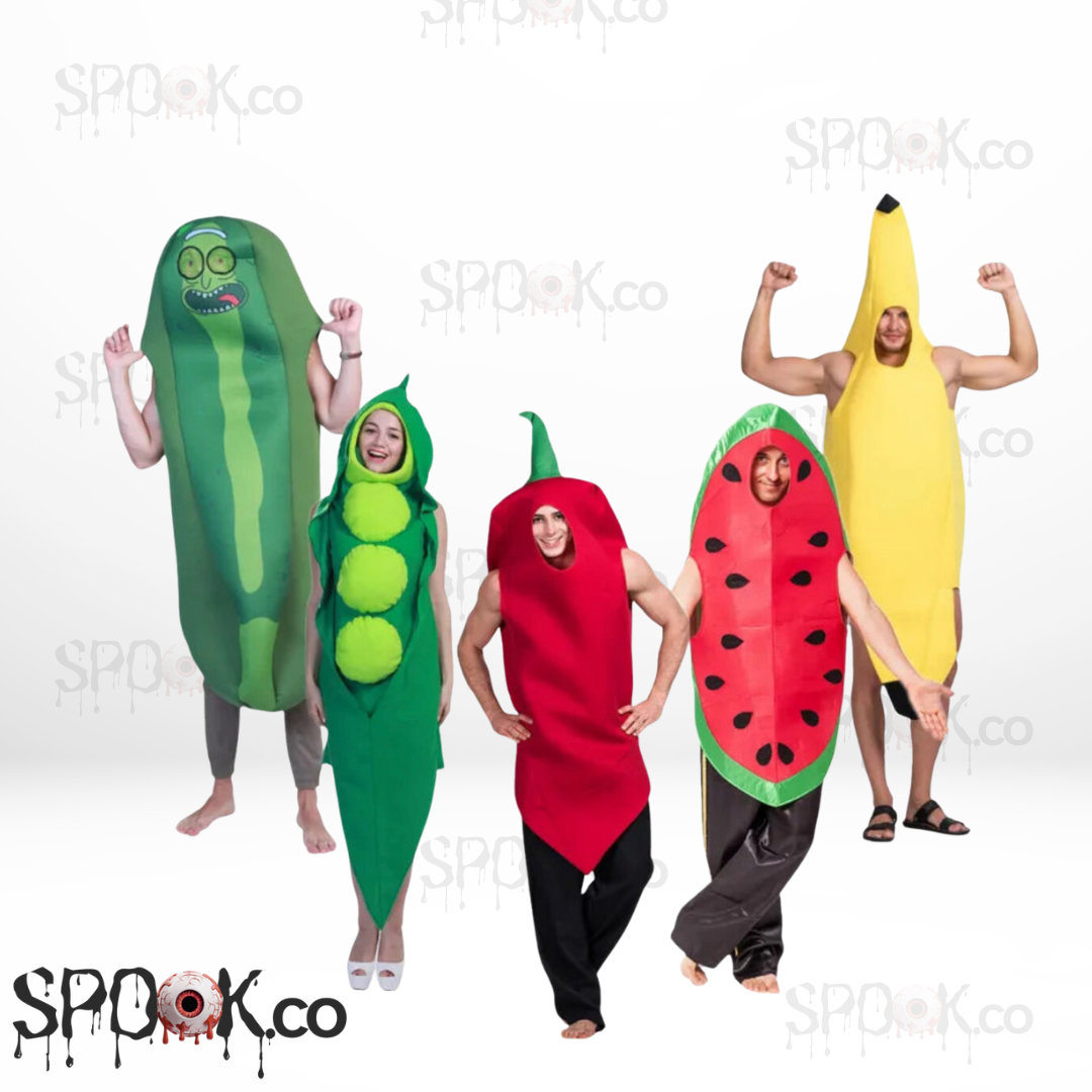 Funny Fruit and Veggie Group Costume