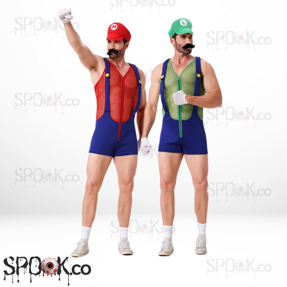 Luigi and Mario Bros Sexy Costume