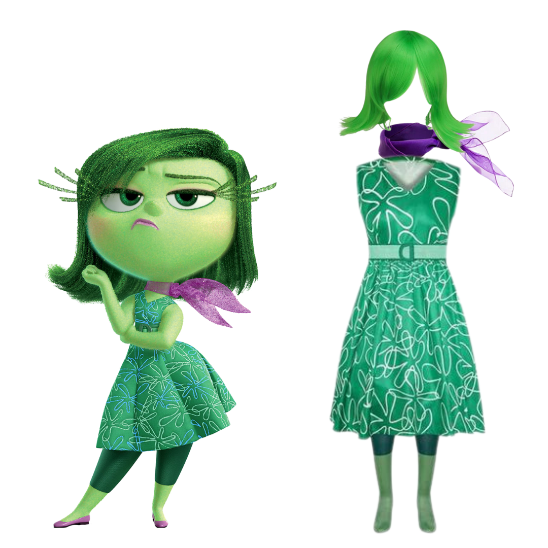 Disgust Inside Out 2 Deluxe Costume