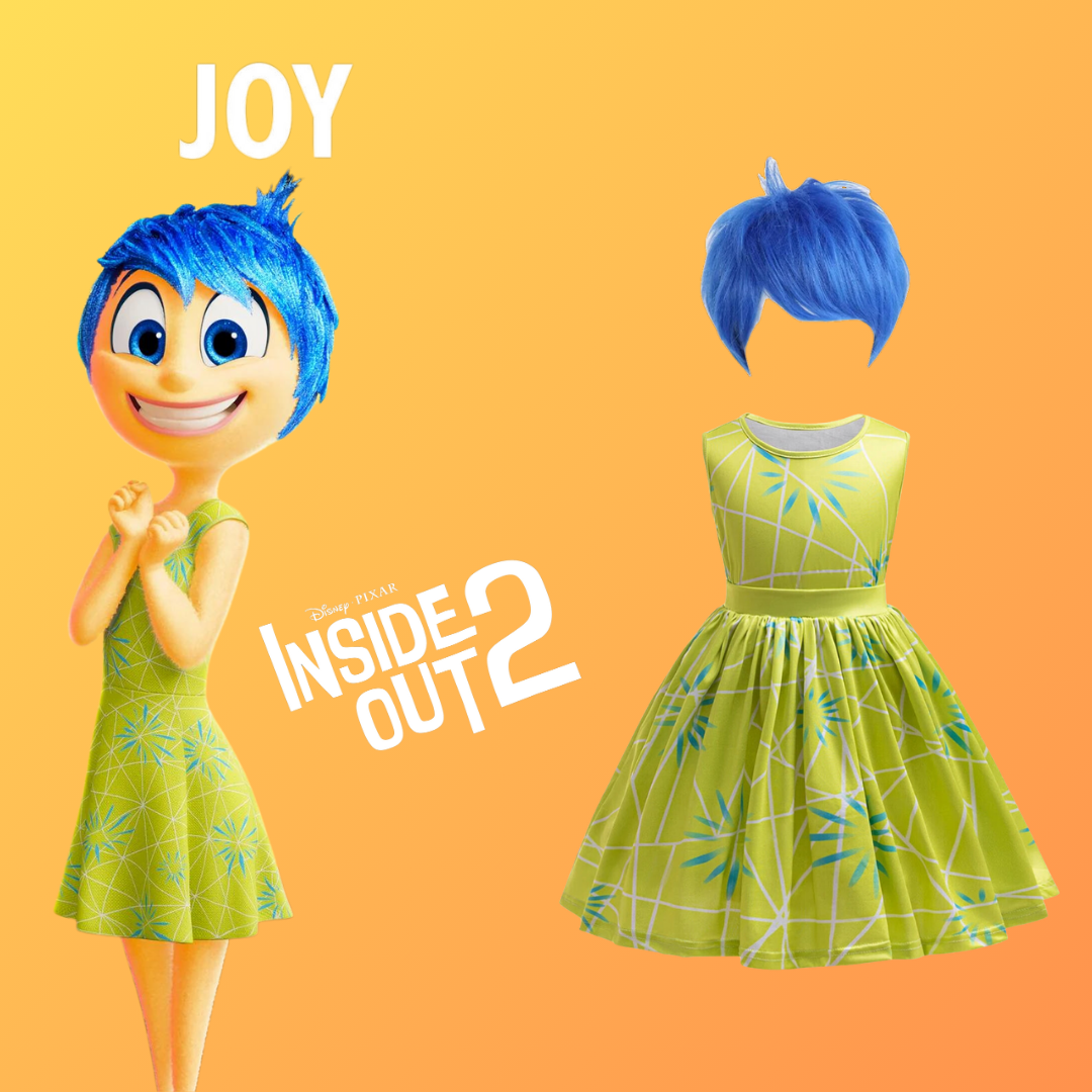 Inside Out 2 Joy Girls' Costume